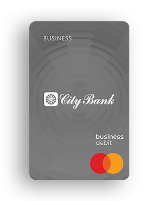 City Bank Business debit card